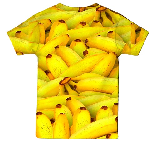 Детская 3D футболка Бананы (вид сзади)