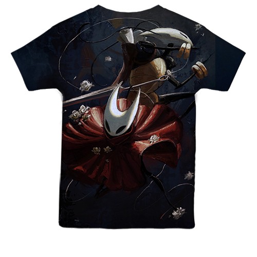 Дитяча 3D футболка Хорнет - HK Silksong (вид ззаду)