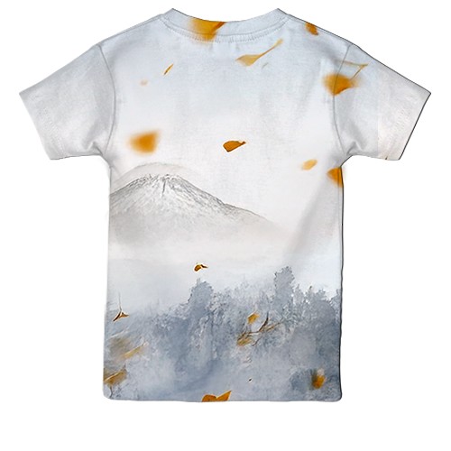 Детская 3D футболка Ghost of Yotei (вид сзади)