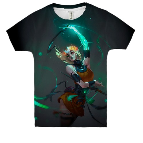 Детская 3D футболка Hades II (вид спереди)