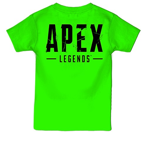 Дитяча 3D футболка Apex Legends - Octane (вид ззаду)