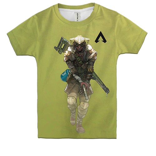 Дитяча 3D футболка Бладхаунд - Apex Legends (вид спереду)