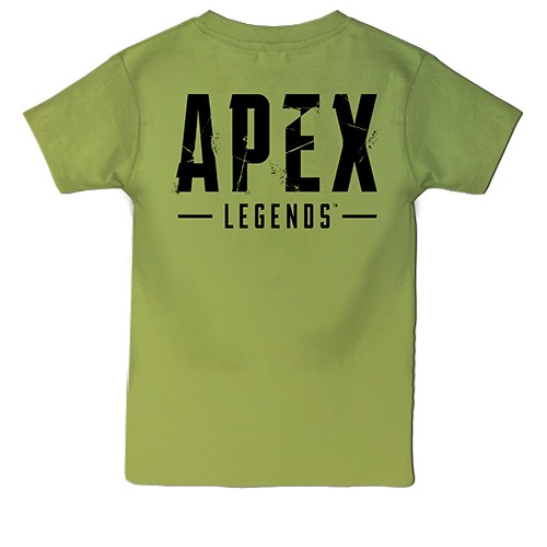 Дитяча 3D футболка Бладхаунд - Apex Legends (вид ззаду)