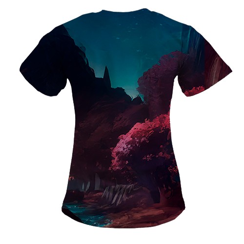 Жіноча 3D футболка No Man