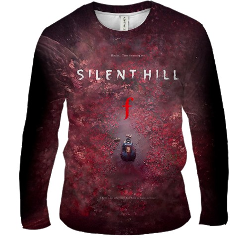 Чоловічий 3D лонгслів Hinako - Silent Hill F (вид спереду)