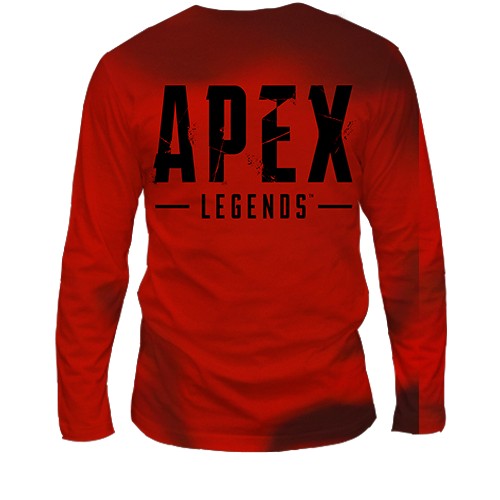 Чоловічий 3D лонгслів Apex Legends - Bloodhound (вид ззаду)