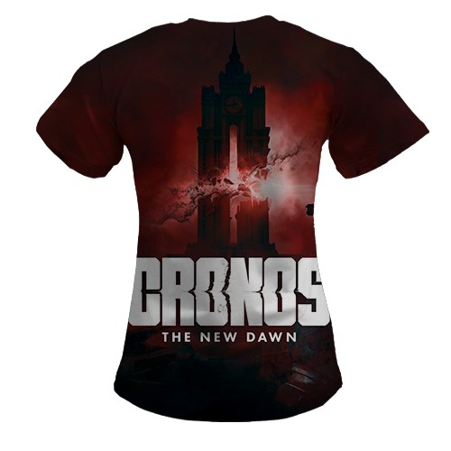 Жіноча 3D футболка Cronos The New Dawn (вид ззаду)