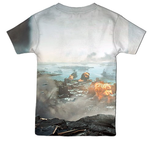 Дитяча 3D футболка Battlefield 6 (вид ззаду)