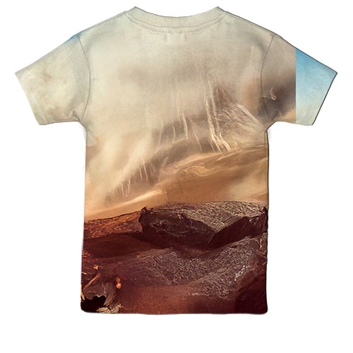 Детская 3D футболка DUNE game (вид сзади)