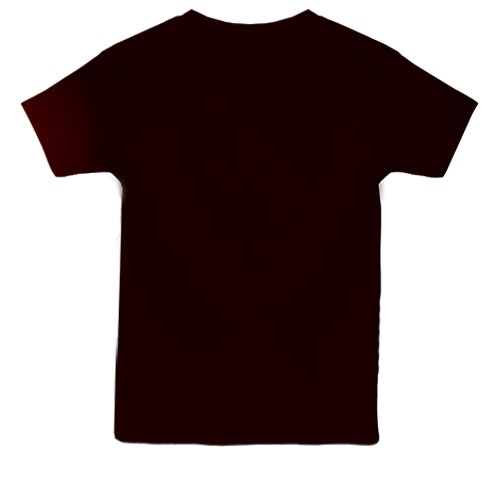 Детская 3D футболка Batman red (вид сзади)