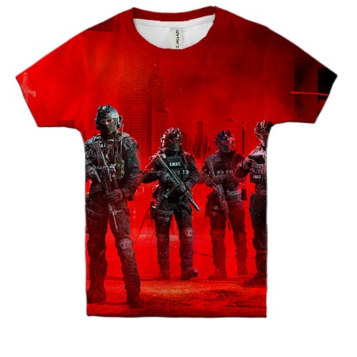 Детская 3D футболка Ready or Not (вид спереди)