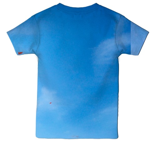 Дитяча 3D футболка F1 2024 Max Verstappen (вид ззаду)