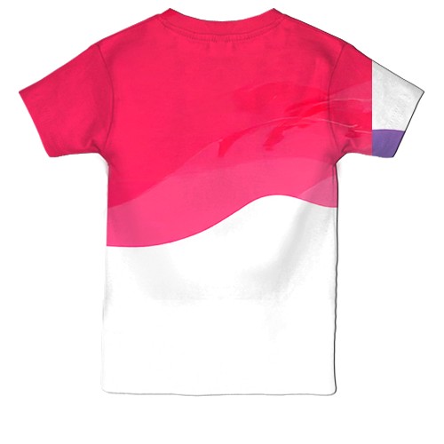 Детская 3D футболка Fortnite - Beach Bomber Skin (вид сзади)