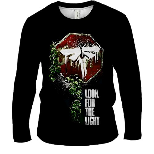 Мужской 3D лонгслив Firefly Sign - TLOU2 (вид спереди)