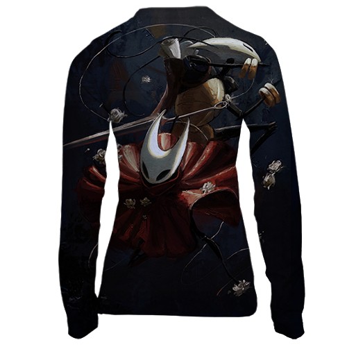 Женский 3D лонгслив Хорнет - HK Silksong (вид сзади)