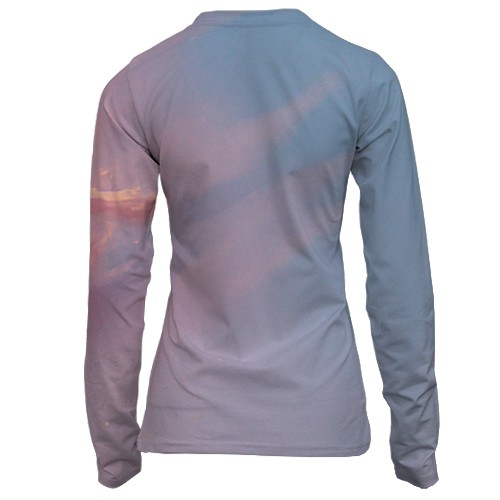 Жіночий 3D лонгслів Apex Legends - Valkyrie (вид ззаду)