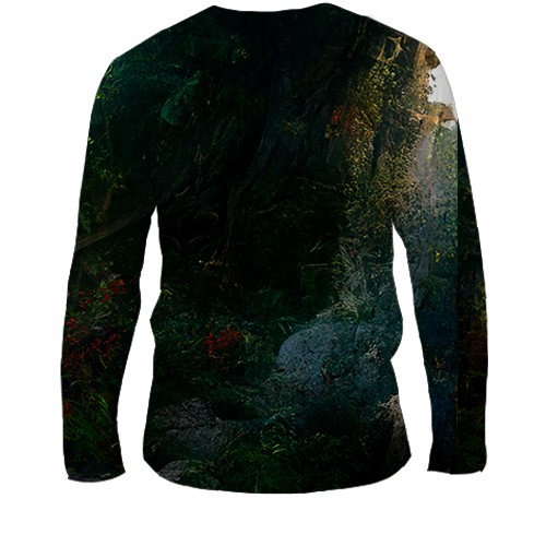 Мужской 3D лонгслив ArcheAge Chronicles (вид сзади)