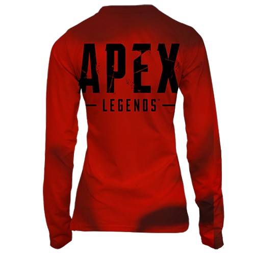 Женский 3D лонгслив Apex Legends - Bloodhound (вид сзади)