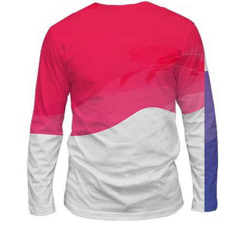 Мужской 3D лонгслив Fortnite - Beach Bomber Skin (вид сзади)