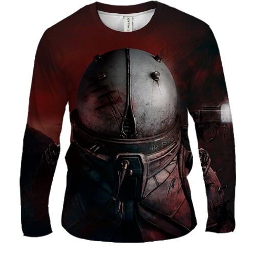 Чоловічий 3D лонгслів Cronos The New Dawn (вид спереду)