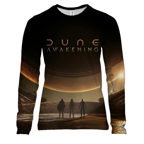 Женский 3D лонгслив Dune Awakening (вид спереди)