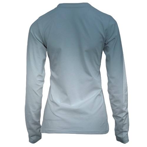 Женский 3D лонгслив Hell is Us (вид сзади)