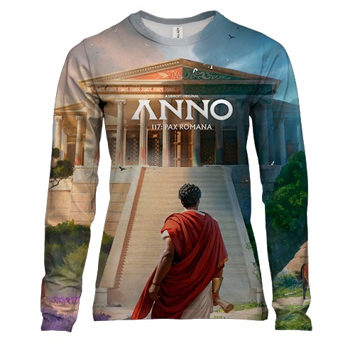 Жіночий 3D лонгслів Anno 117: Pax Romana (вид спереду)