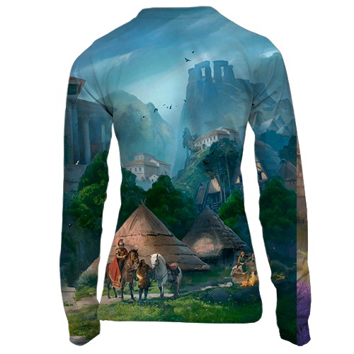 Жіночий 3D лонгслів Anno 117: Pax Romana (вид ззаду)