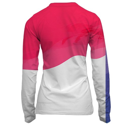 Жіночий 3D лонгслів Fortnite - Beach Bomber Skin (вид ззаду)