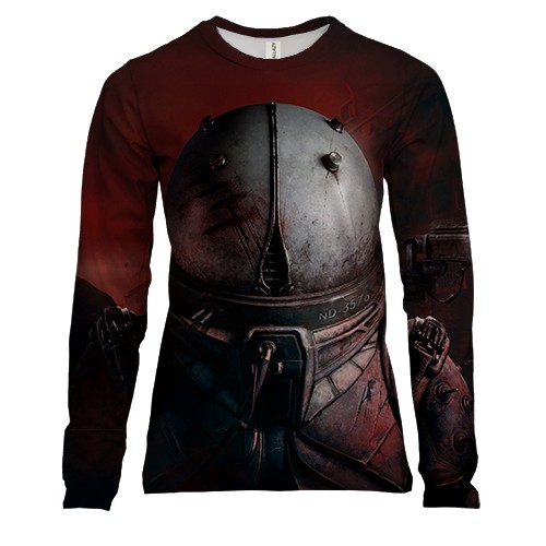 Жіночий 3D лонгслів Cronos The New Dawn (вид спереду)