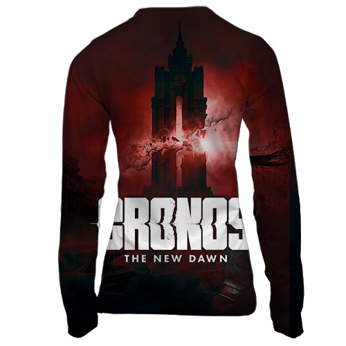 Жіночий 3D лонгслів Cronos The New Dawn (вид ззаду)