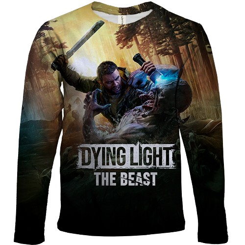 Детский 3D лонгслив Dying Light 3 (вид спереди)