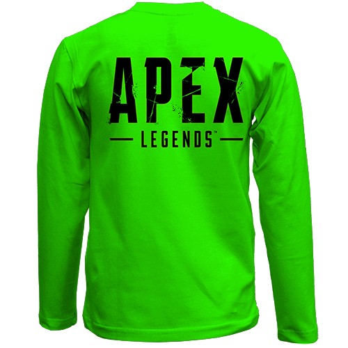 Детский 3D лонгслив Apex Legends - Octane (вид сзади)