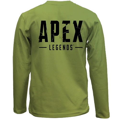 Детский 3D лонгслив Бладхаунд - Apex Legends (вид сзади)