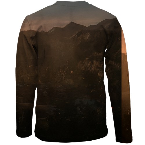 Детский 3D лонгслив Dying Lite - Kyle (вид сзади)