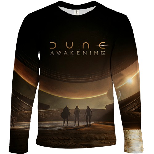 Детский 3D лонгслив Dune Awakening (вид спереди)