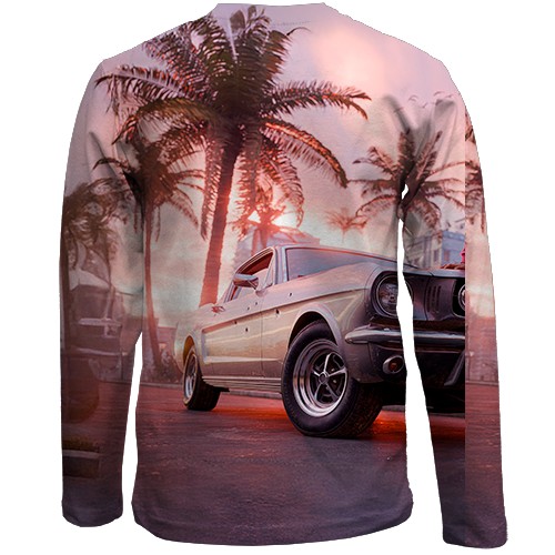 Детский 3D лонгслив GTA VI Miami (вид сзади)