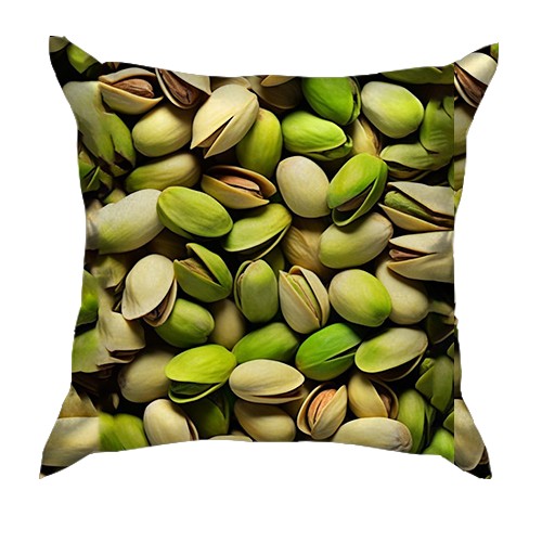 3D подушка Фісташка (вид ззаду)