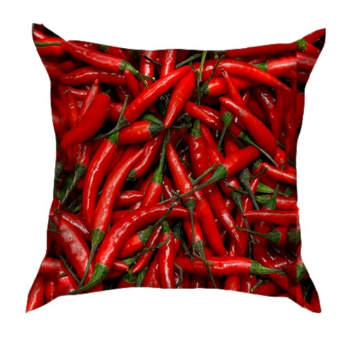 3D подушка Перец Чили (вид сзади)