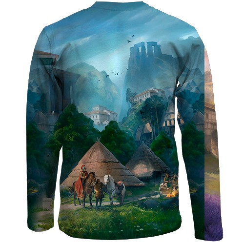 Дитячий 3D лонгслів Anno 117: Pax Romana (вид ззаду)