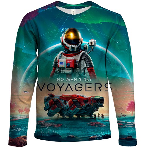 Детский 3D лонгслив No Man