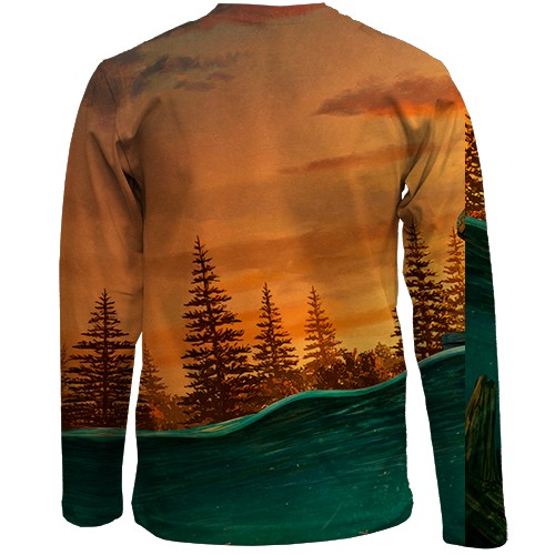 Дитячий 3D лонгслів Fallout 76 - Gone Fission (вид ззаду)