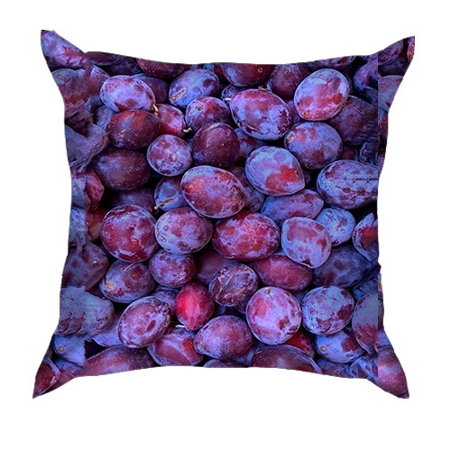 3D подушка Слива (вид ззаду)