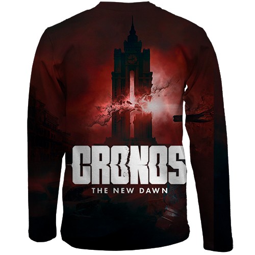 Детский 3D лонгслив Cronos The New Dawn (вид сзади)