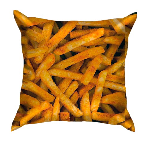 3D подушка Картошка Фри (вид сзади)