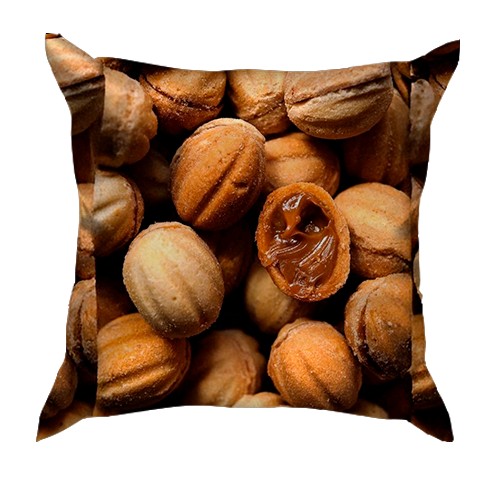 3D подушка Горіхи (вид спереду)