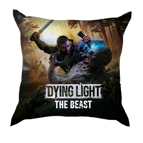 3D подушка Dying Light 3 (вид спереди)