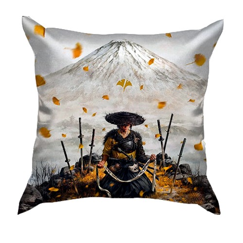 3D подушка Ghost of Yotei (вид спереди)