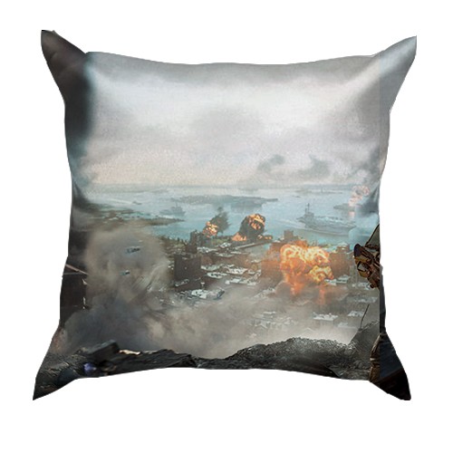 3D подушка Battlefield 6 (вид сзади)