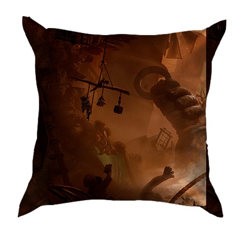 3D подушка Little Nightmares III (вид сзади)